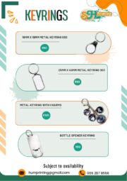25mm x 40mm Metal Keyring 003